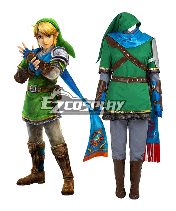 Legend of Zelda Hyrule Warriors Link Cosplay Costume ONLY Scarf 200CM 