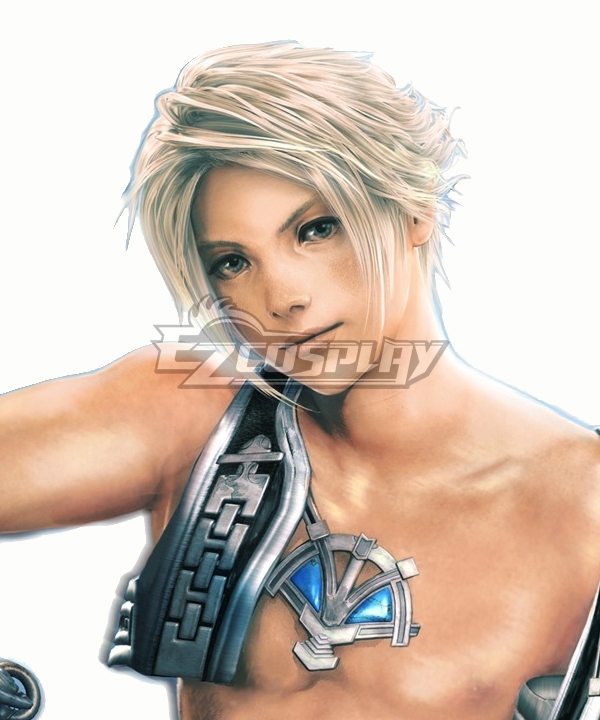 Final Fantasy XII FF12 Vaan Light Golden Cosplay Wig