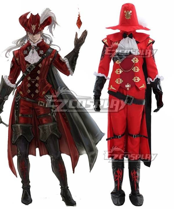 Scarlet Shadow Red Ninja Men Costume - Medium by The Costume Land