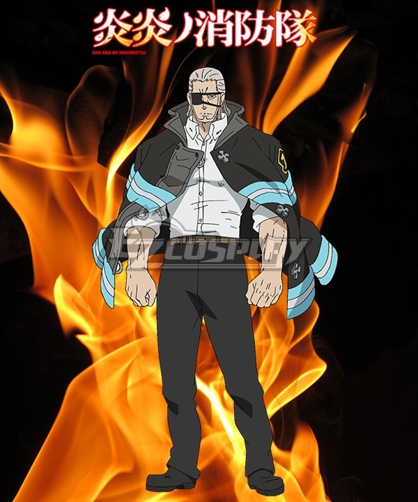 Fire Force Enen No Shouboutai Leonard Burns Cosplay Costume