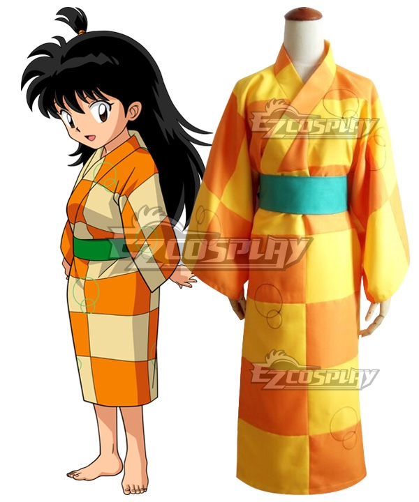 Details about   Customize InuYasha Rin Kimono Cosplay Costume Outfit Buy & 
