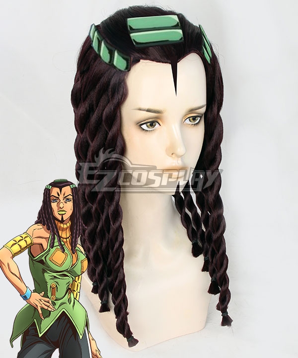 JoJo's Bizarre Adventure Stone Ocean Anime Hermes Costello Black