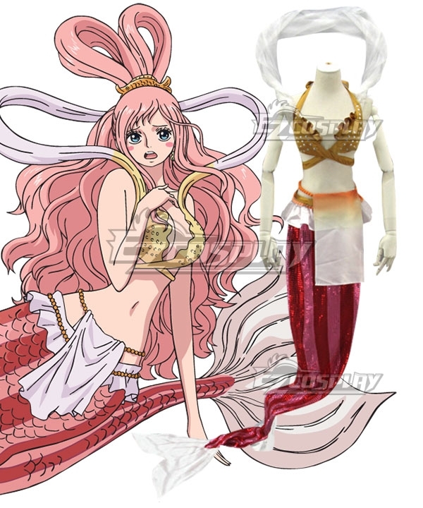 One Piece Shirahoshi Mermaid Princess Mermaid Dress Cosplay