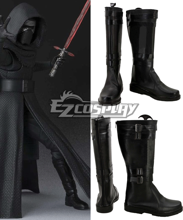 Cosplay Boots Shoes for Star Wars The Force Awakens Kylo Ren  /Free shipping 