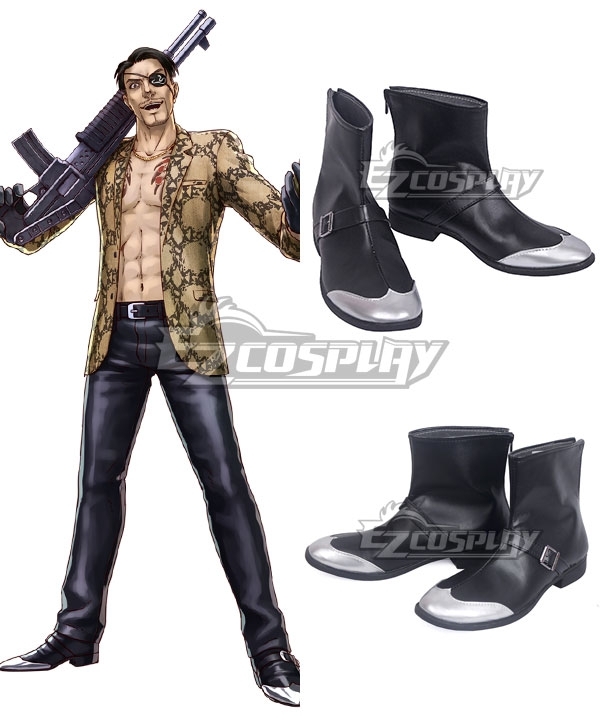 Yakuza Goro Majima Black Cosplay Shoes