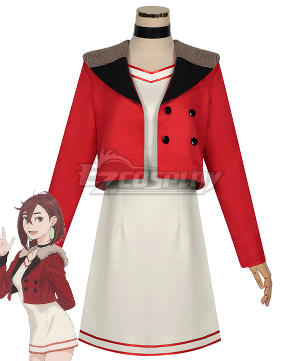 Dandadan Momo Ayase Red Cosplay Costume