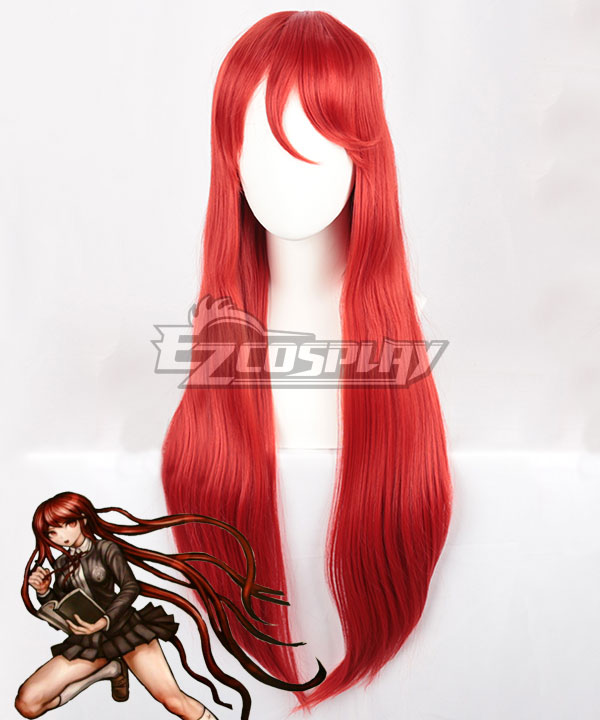 Dangan Ronpa Ryouko Otonashi Red Cosplay Wig