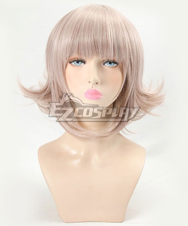 Danganronpa 2 Chiaki Nanami Light Pink Cosplay Wig