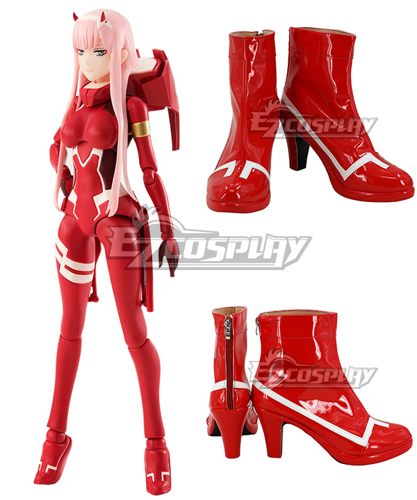 DARLING in the FRANXX ZERO TWO CODE:002 Red Shoes Cosplay Boots
