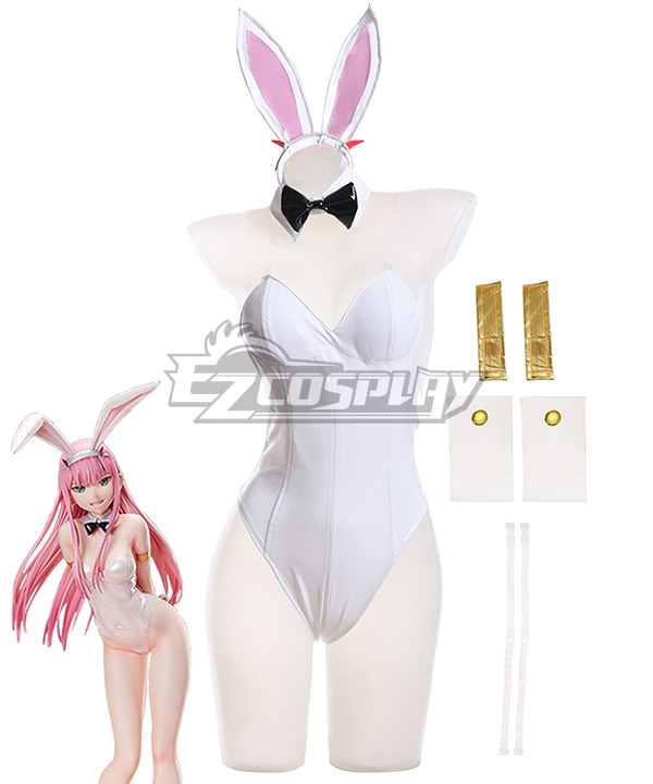 Darling In The Franxx Zero Two Code 002 Bunny White Cosplay Costume