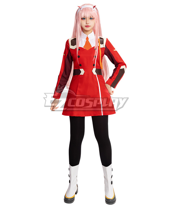 Bottes Cosplay Zero Two Darling In The Franxx - Toutes Tailles (US3 à US14), Sur Mesure Pour Mollet Et Cuisse