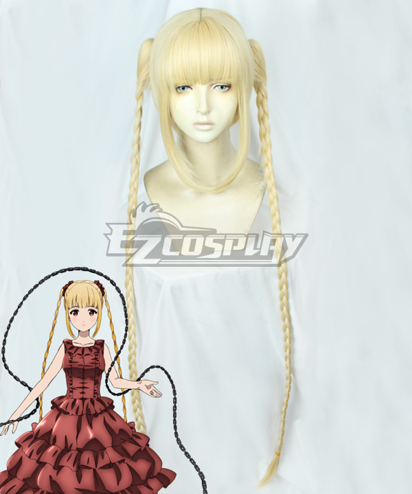 Darwin's Game Karino Shuka Golden Cosplay Wig
