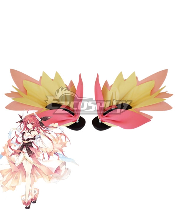 Date A Live Kotori Itsuka Pink Hibiscus Cosplay Shoes