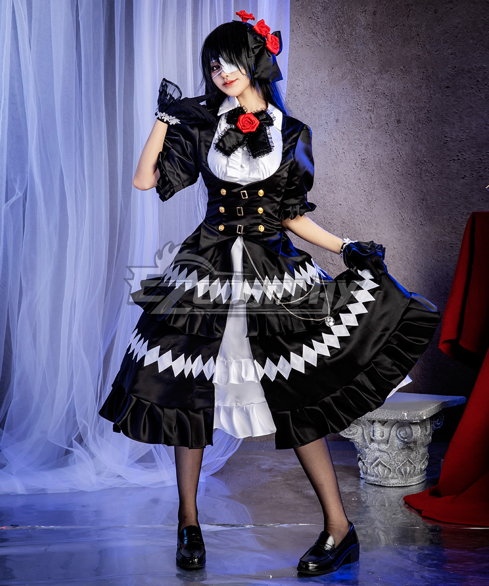 Date A Live Ⅲ Tokisaki Kurumi Nightmare Cosplay Costume