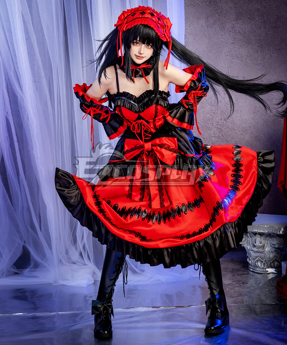 Date A Live Tokisaki Kurumi Nightmare Cosplay-Kostüm