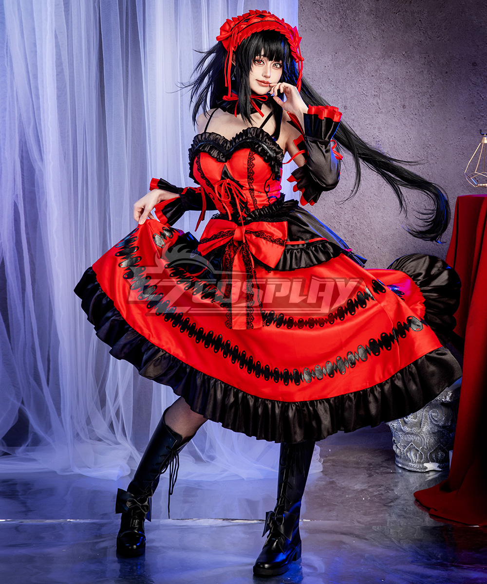 コスプレ衣装 KURUMI Amazon.com: Suhero Anime Tokisaki Kurumi Cosplay Christmas