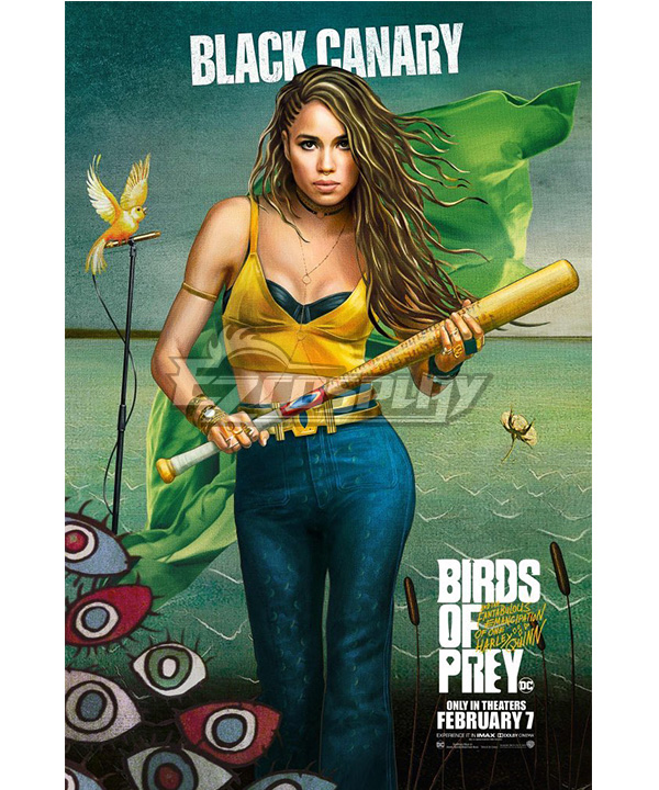 

DC Birds of Prey Black Canary Dinah Laurel Lance Cosplay Costume