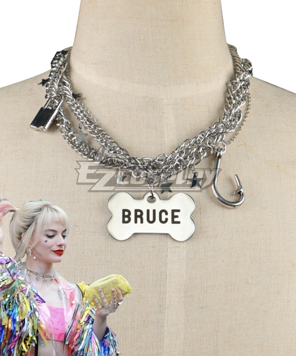

DC Birds of Prey Harley Quinn Necklace Cosplay Accessory Prop