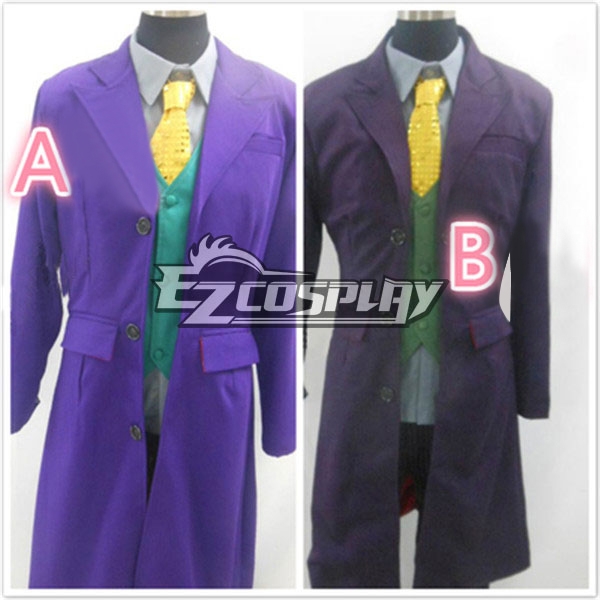 DC Comics The Dark Knight Joker Joker Cosplay Costume