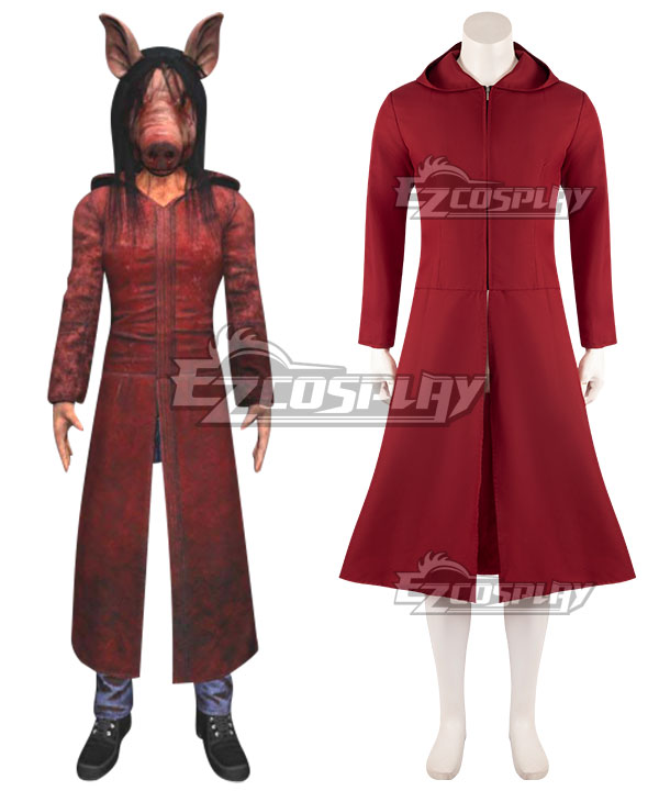 Dead by Daylight Amanda Young The Pig Red Coat Halloween Cosplay Costume