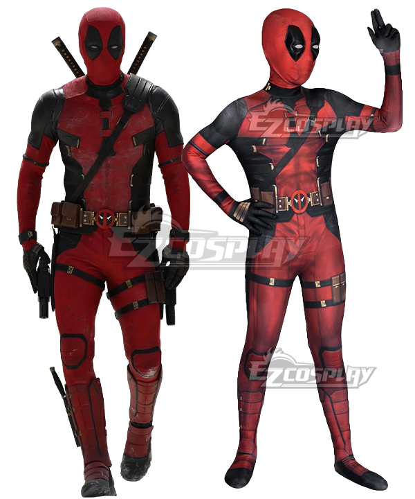 Deadpool 3 Wade Winston Wilson Child Jumpsuit Cosplay Costume