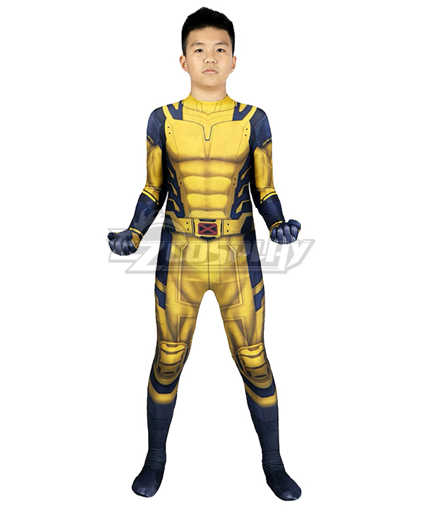 Deadpool 3 Wolverine Child Jumpsuit Cosplay Costume