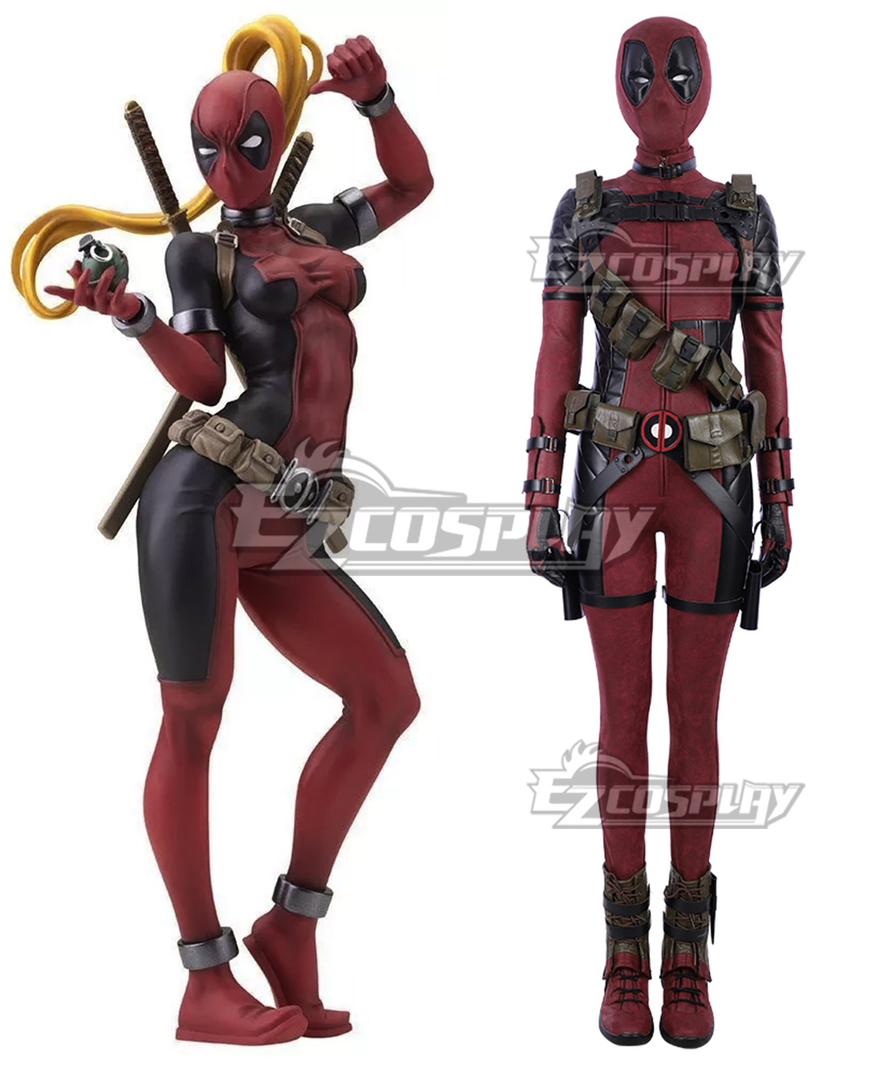 Marvel Deadpool Deadpool 3 Lady Wade Wilson Female Cosplay Costume