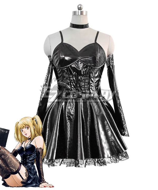 Death Note Amane Misa Black Dress Cosplay Costume