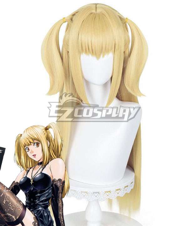 Death Note Misa Amane Golden Cosplay Wig New Edtion