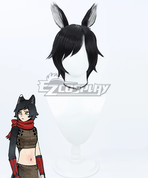 Delicious in Dungeon Izutsumi Black Cosplay Wig