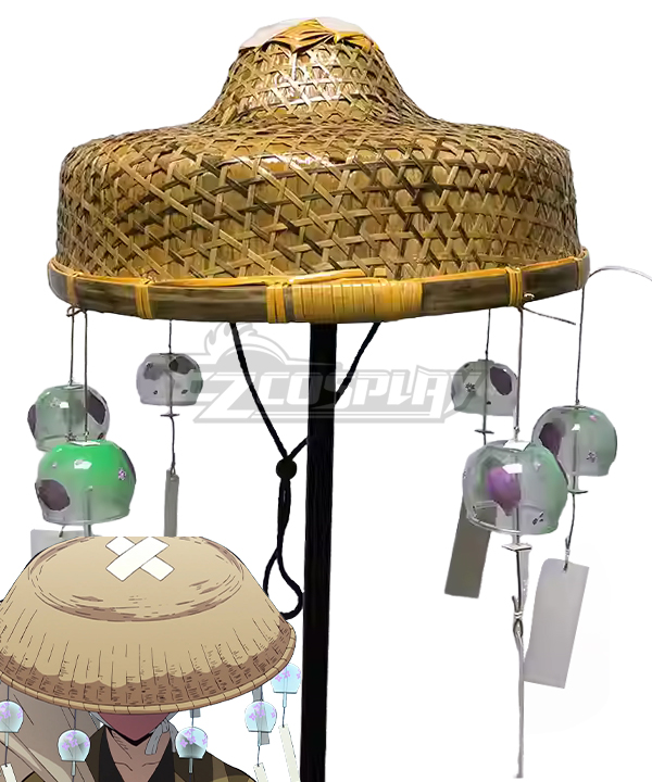 Demon Slayer: Kimetsu no Yaiba Hotaru Haganezuka Bamboo Hat Cosplay Weapon Prop