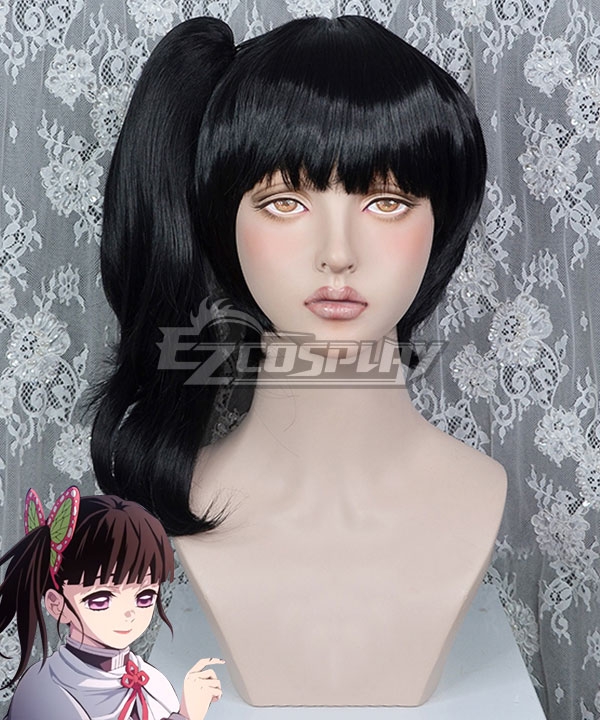 

Demon Slayer: Kimetsu No Yaiba Kanao Tsuyuri Black Cosplay Wig
