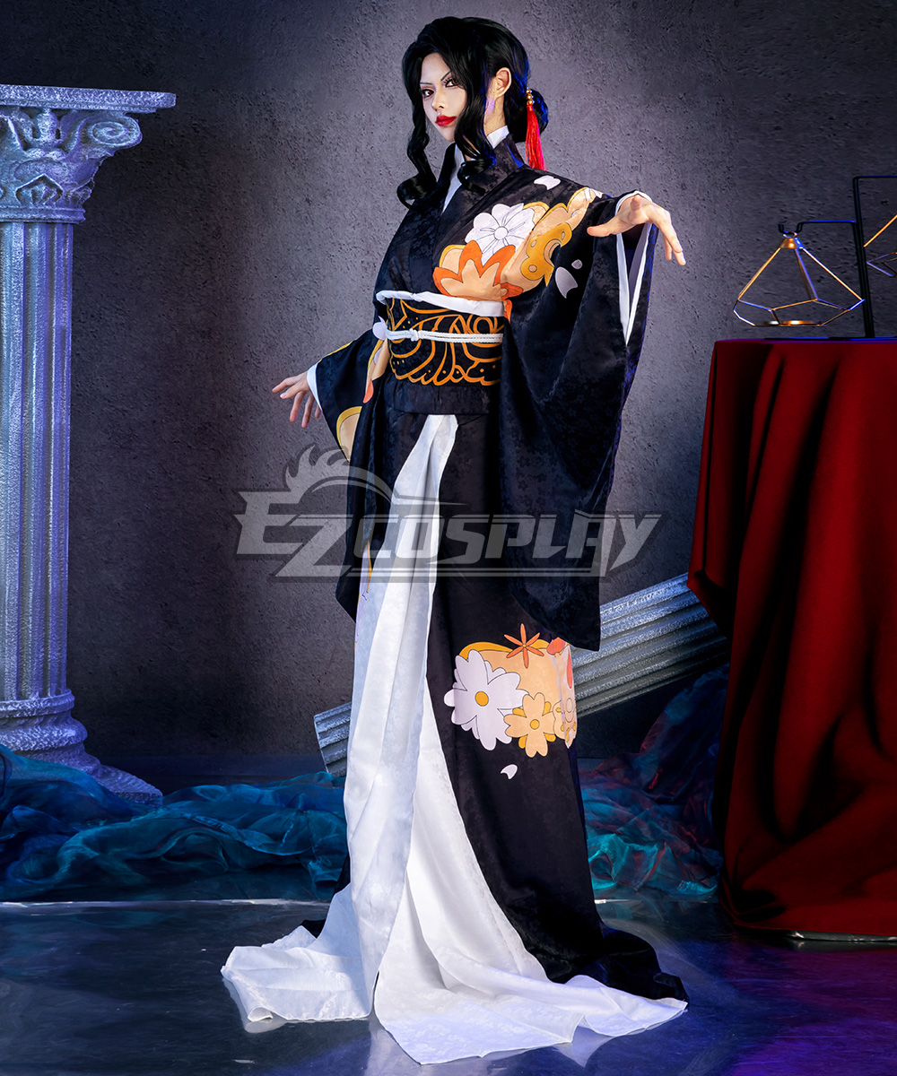 Demon Slayer: Kimetsu no Yaiba Kibutsuji Muzan Female Kimono Cosplay Costume