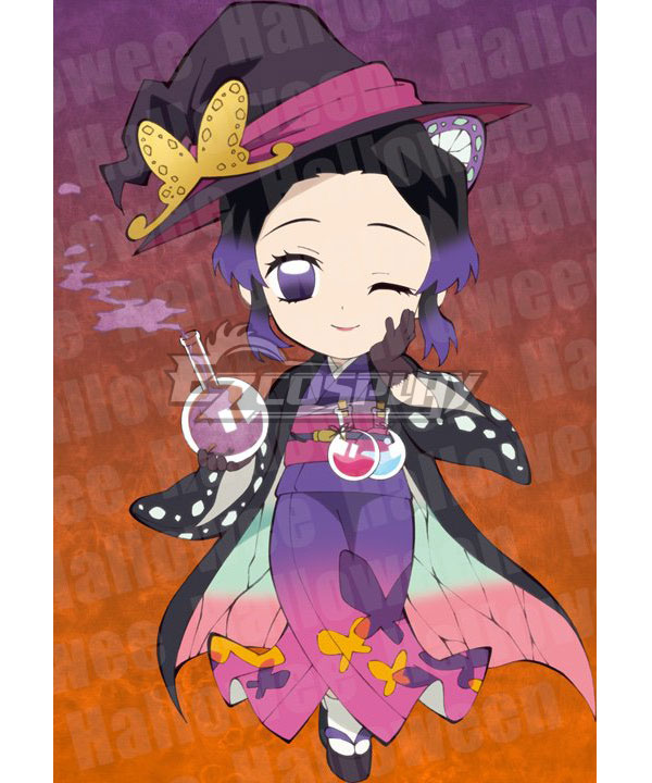 Demon Slayer: Kimetsu No Yaiba Kochou Shinobu Halloween Cosplay Costume