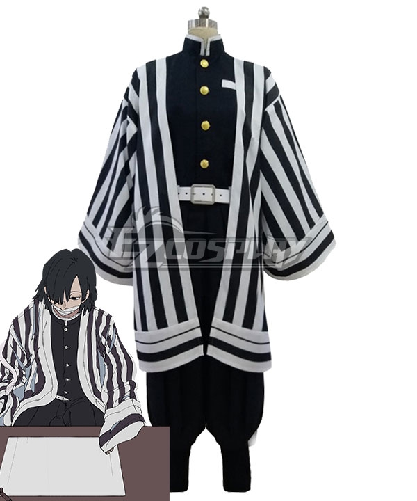 

Demon Slayer: Kimetsu no Yaiba Obanai Iguro Wthie Cosplay Costume