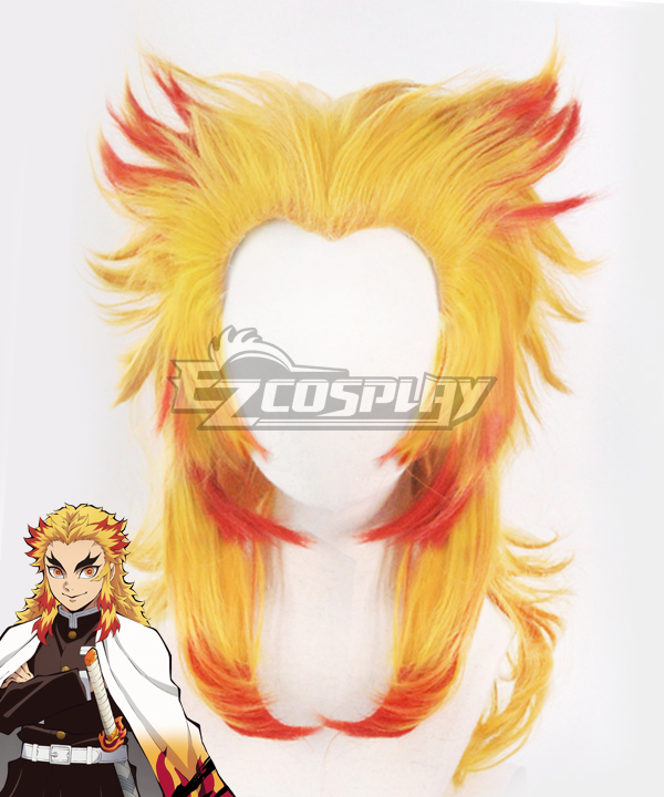 

Demon Slayer: Kimetsu No Yaiba Rengoku Kyoujurou Golden Red Cosplay Wig B Edition
