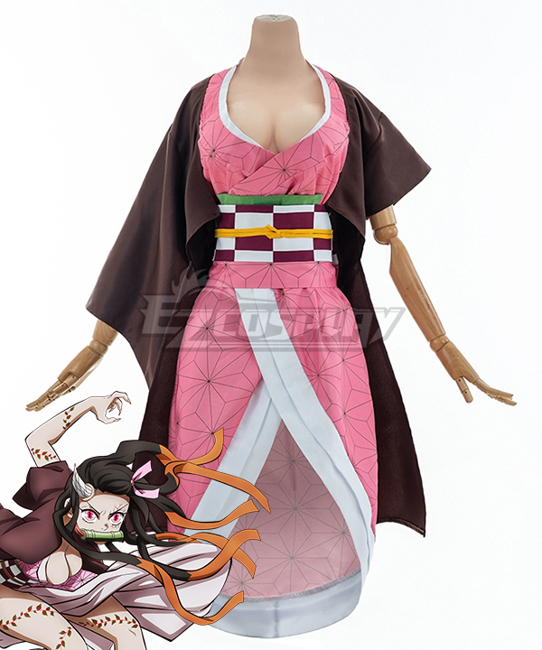 Demon Slayer Kimetsu No Yaiba Nezuko Kamado Demon Form Cosplay Costume