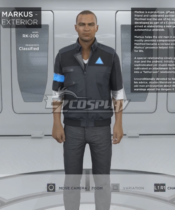 Detroit Become Human North WR400 Cosplay Costume New Edition
