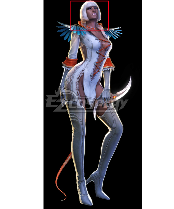 Devil May Cry 4 Gloria Silver Cosplay Wig