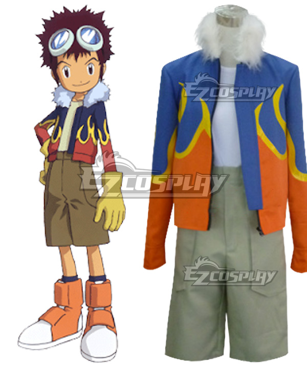 Digimon Adventure 2 Motomiya Daisuke Cosplay Costume