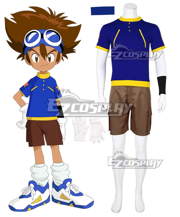 Digimon Adventure Digital Monster Tai Kamiya Taichi Yagami Cosplay Costume 