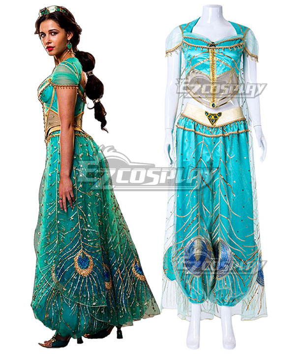 

Disney 2019 ALADDIN Princess Jasmine Cosplay Costume