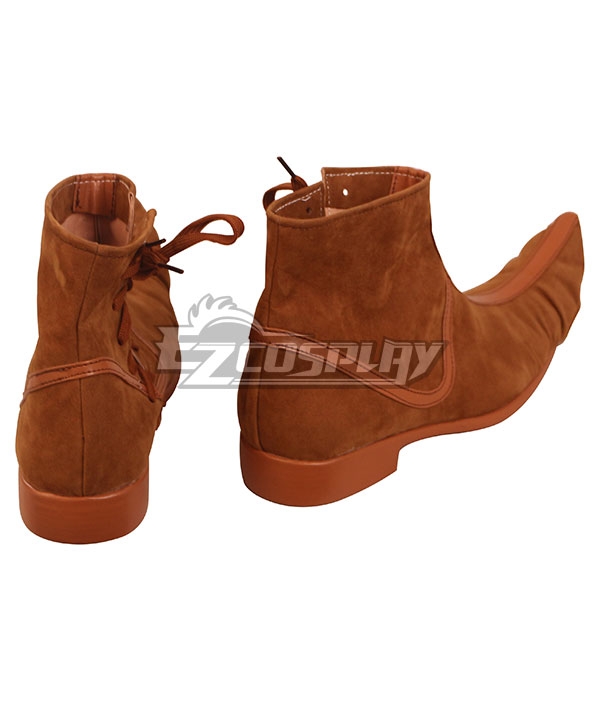 Disney 2019 Movie Aladdin Aladdin Brown Cosplay Shoes
