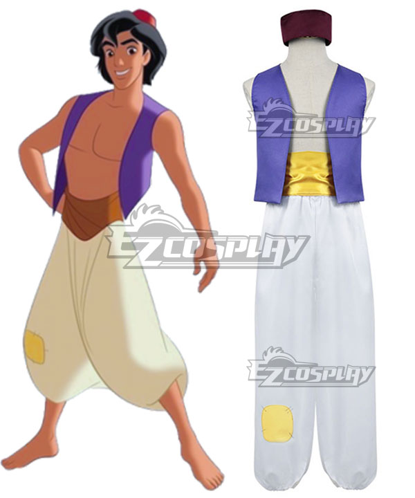 Disney Aladdin Aladdin Cosplay Costume - B Edition
