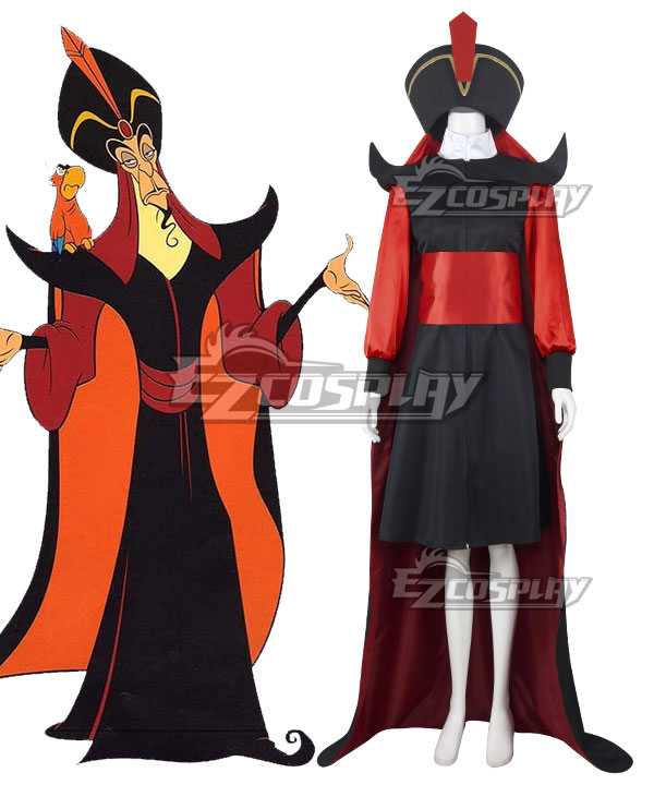 Disney ALADDIN Jafar Cosplay Costume