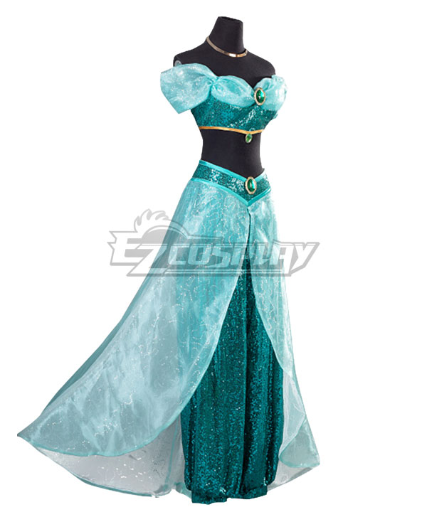 HAWEE Costume d'Aladdin Robe Jasmine Tenue pour Filles Noël Carnaval Anniversaire Fête Robe