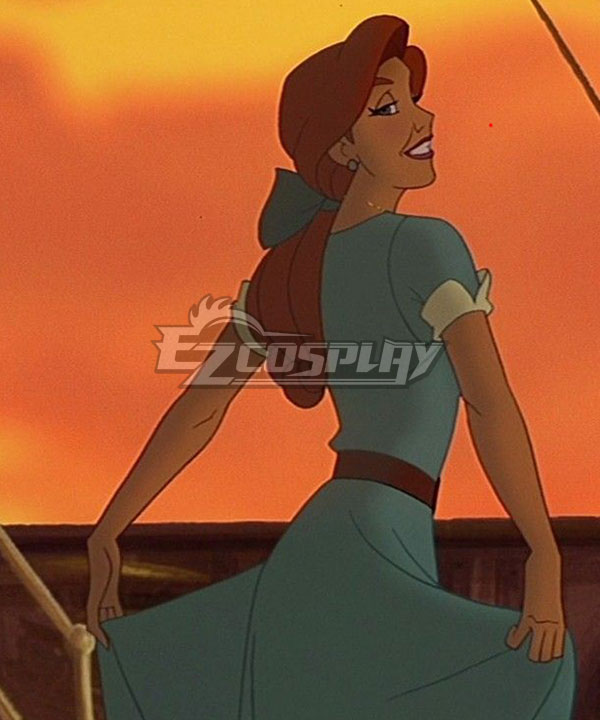 Disney Anastasia Anya Blue Dress Cosplay Costume