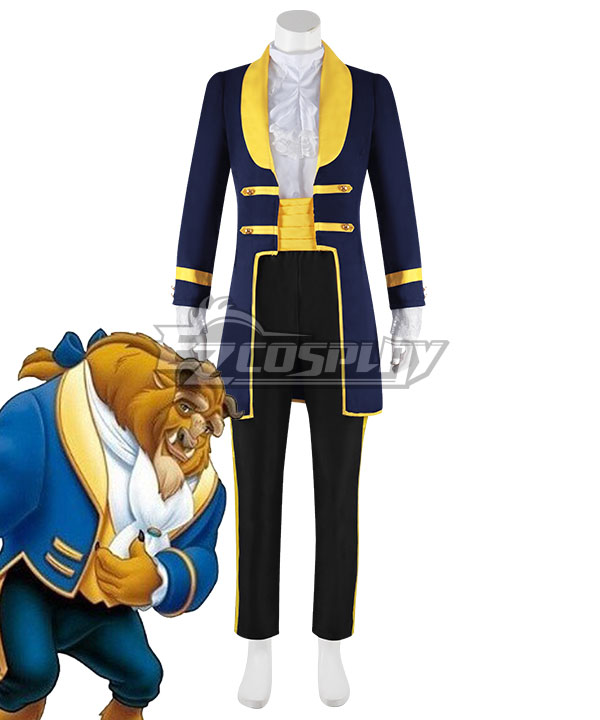Disney Anime Beauty and The Beast Beast Prince Cosplay Costume