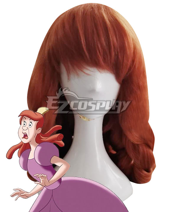 Disney Cinderella Anastasia Tremaine Cinderella's Stepsisters Red Cosplay Wig