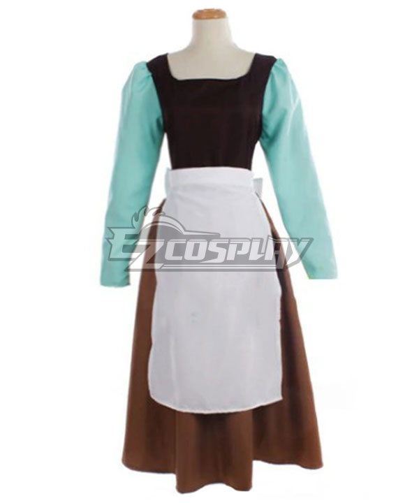 Disney Cinderella Maid Dress Cosplay Costume